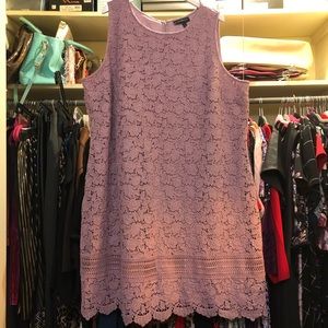 Mauve lace dress
